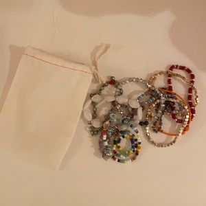 LOT of beaded Bracelets